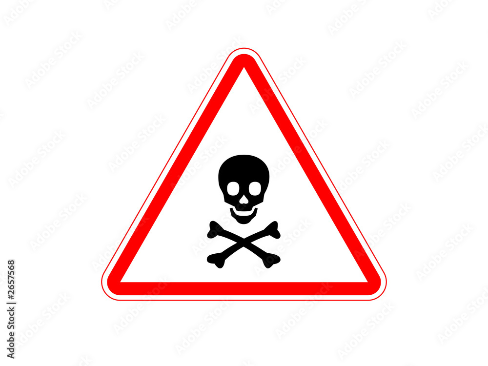 red danger sign red danger sign