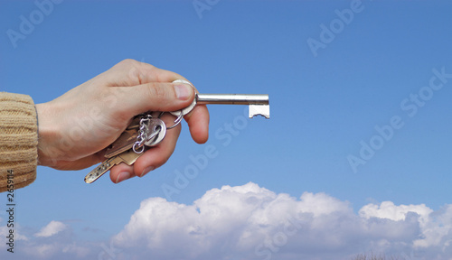 keys and clouds