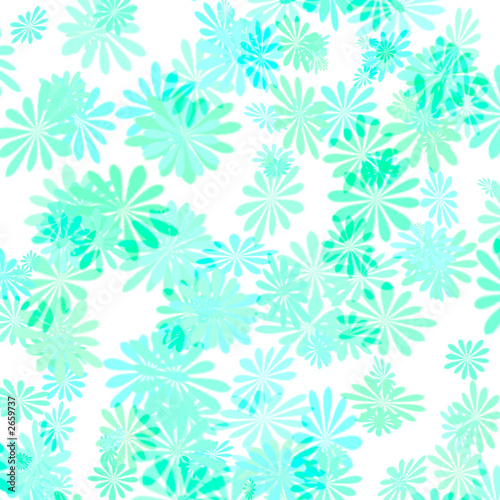 blue floral gift paper