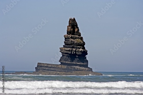 arifana rock in the atlantic ocean in portugal photo