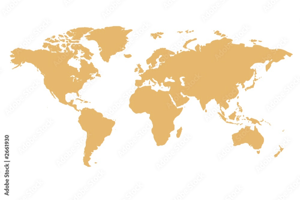 Fototapeta premium weltkarte3