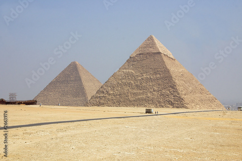 pyramids at giza - egypt