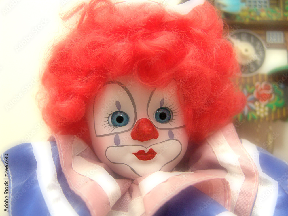 Naklejka premium clown doll