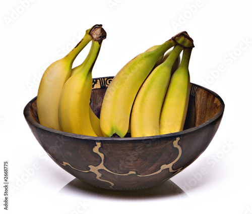 bananas in an african bowl