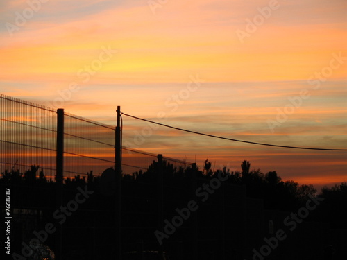 orange sunset
