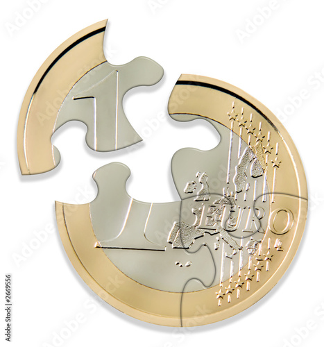 1 piece de 1 euro puzzle