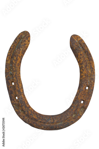 lucky horseshoe isolated