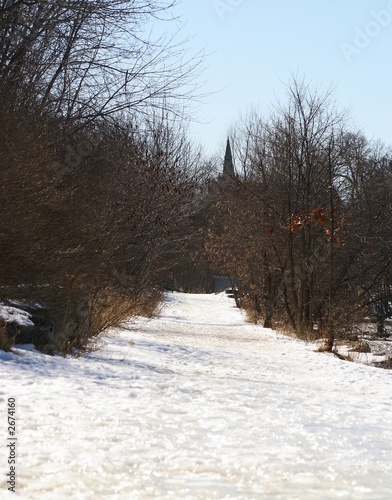 white road