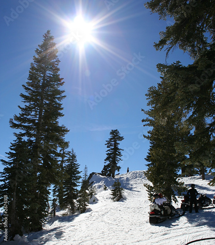 sun and snow