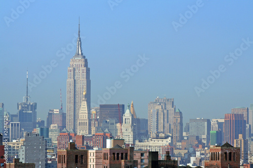 manhattan with view of empire state building