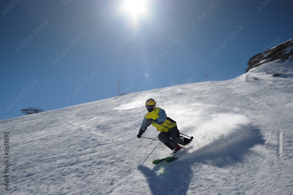 mountain skier