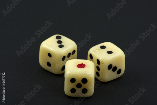 three dice
