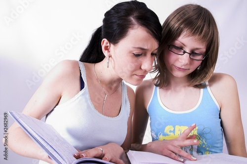 discussing homework