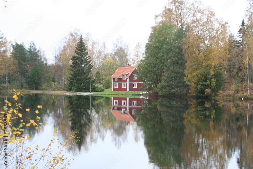 Fototapeta premium haus in schweden
