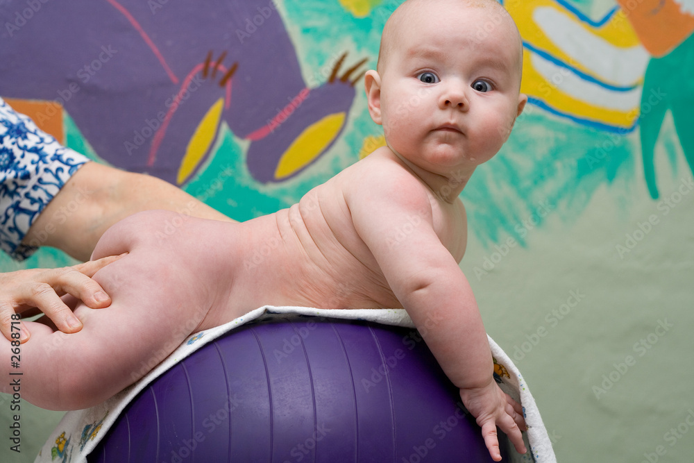 Fototapeta premium baby massage