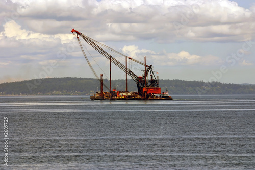 crane barge photo