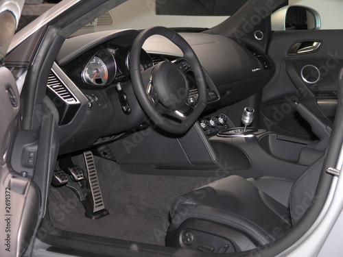 luxury sports car interior 1