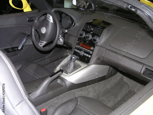 luxury sports car interior 2