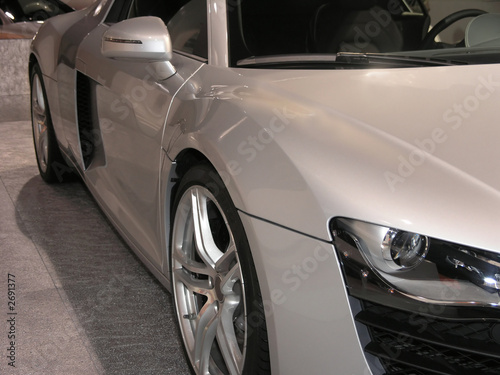 luxury sports car side 1