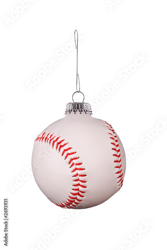Canvas Print baseball ornament