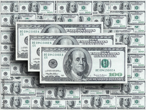 american dollars background