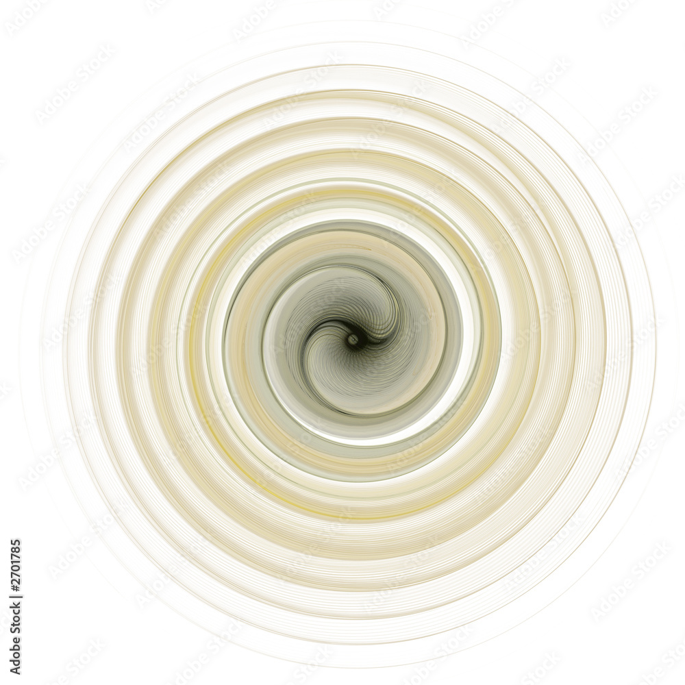 business graphic  - golden spiral with black centre