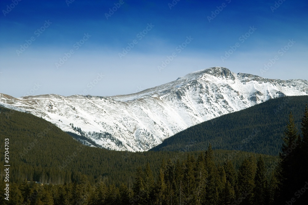 Fototapeta premium Colorado Mountains In Winter