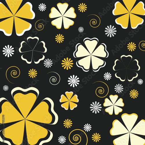 background, floral, design, post card, poster