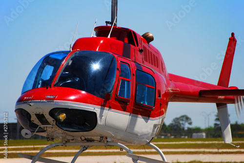 bell 207 helicopter taking off