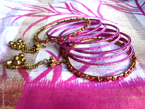 pink bangles