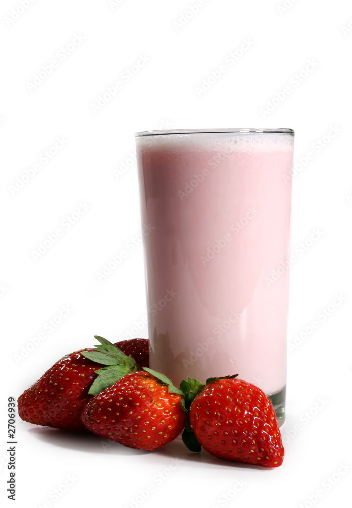 strawberry milk shake