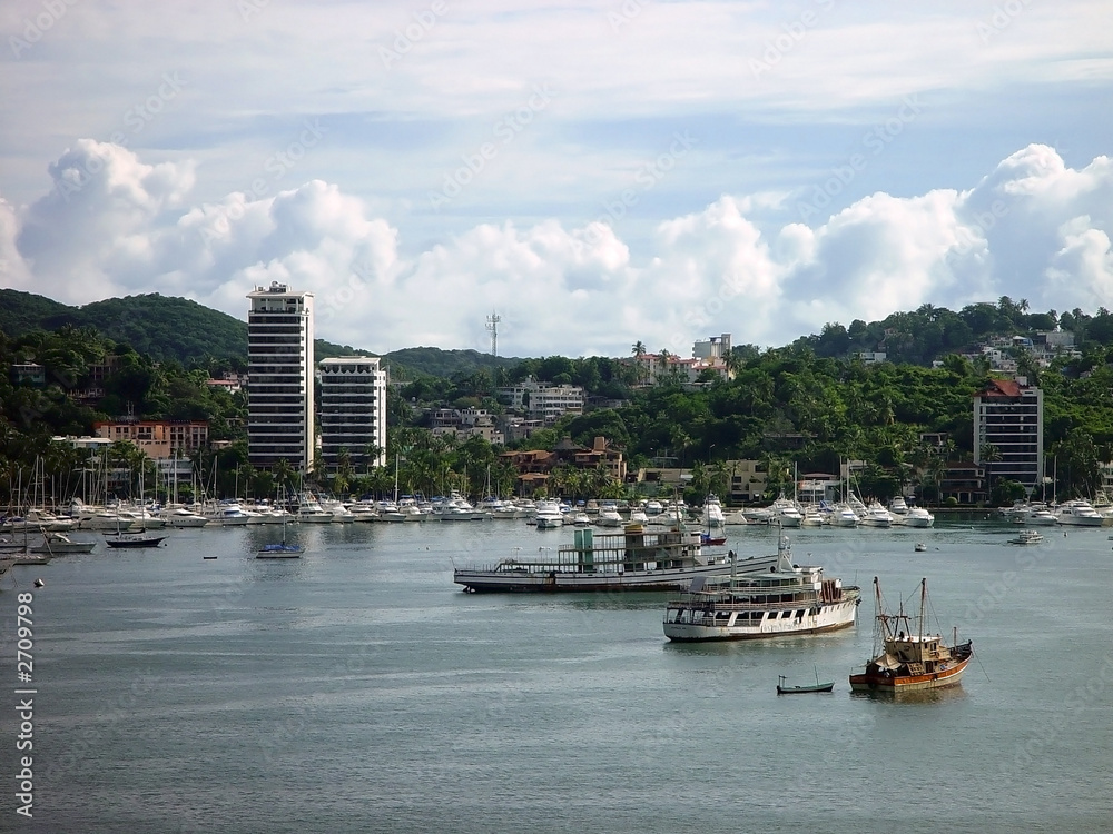 Naklejka premium acapulco city view