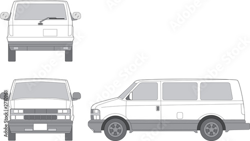 minivan all views