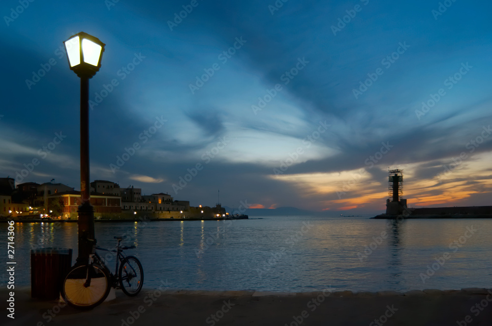 Obraz premium sunset in crete