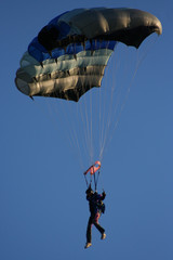 Fotobehang Luchtsport Skydiver in vrije val avontuur  © Claus AndersenAagard