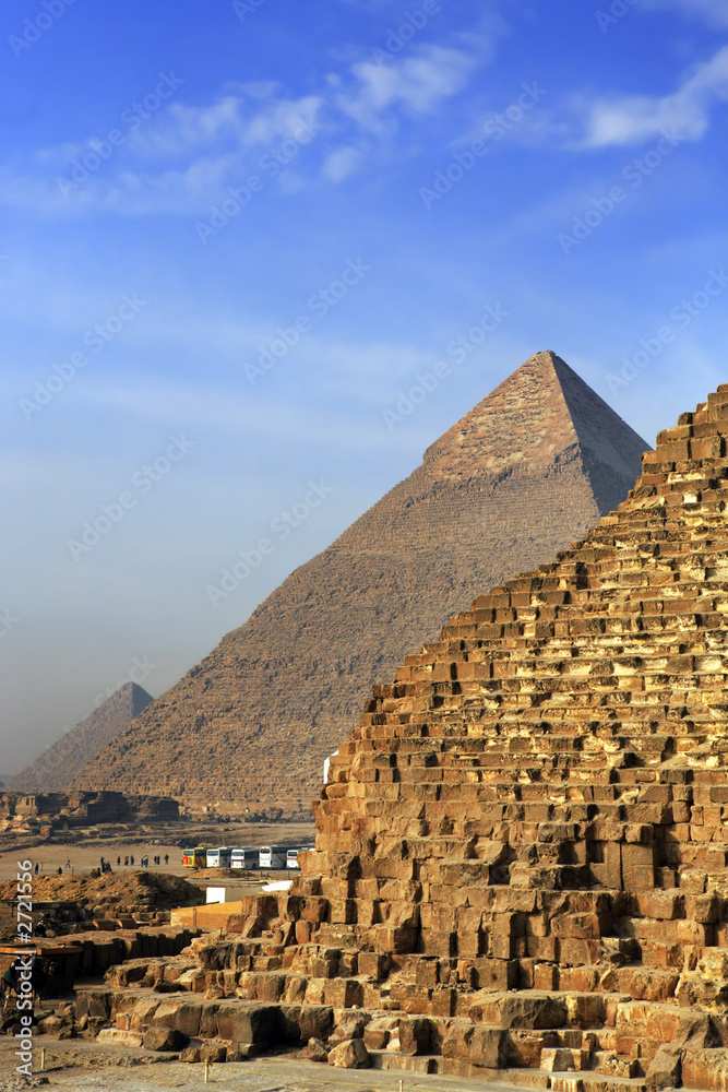 the pyramids