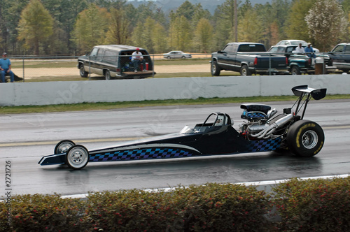 dragster on the move