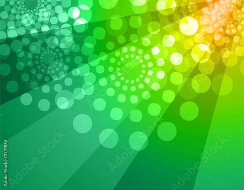 disco background - green & yellow