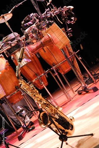 sax et percussions