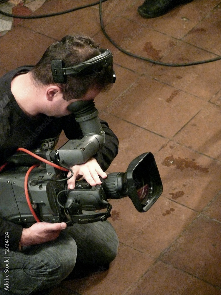 tv cameraman film recordis