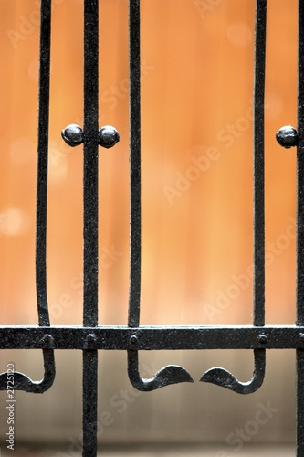 orange background
