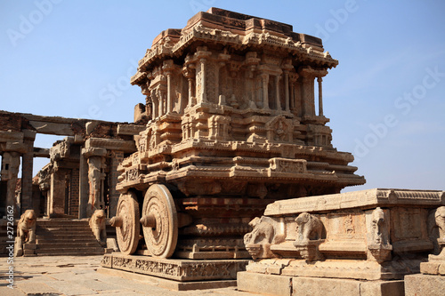stone chariot of hampi