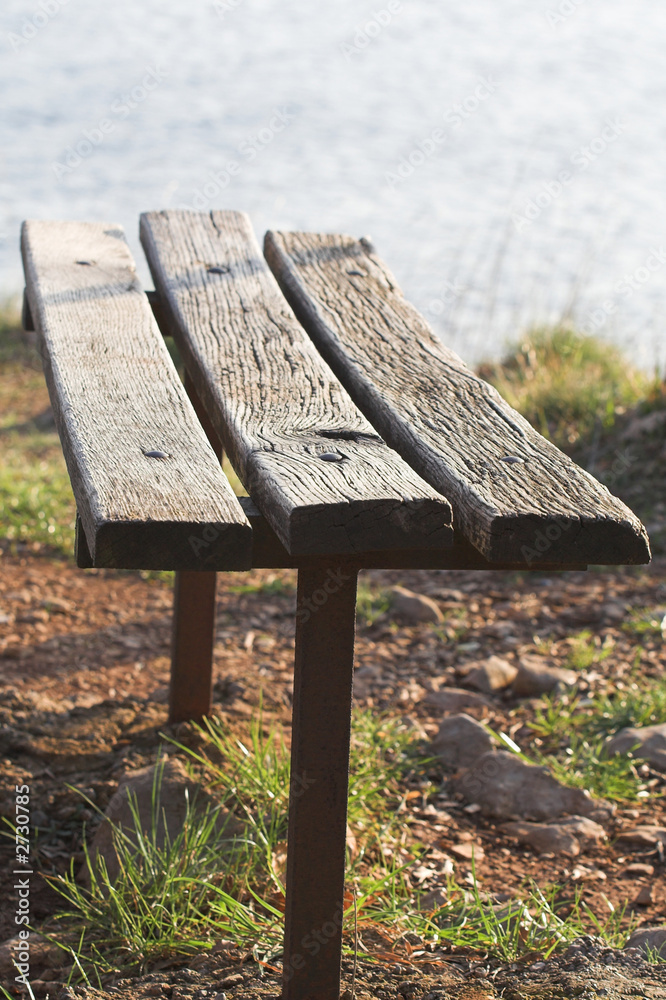 Fototapeta premium little bench for rest