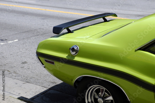 green muscle car
