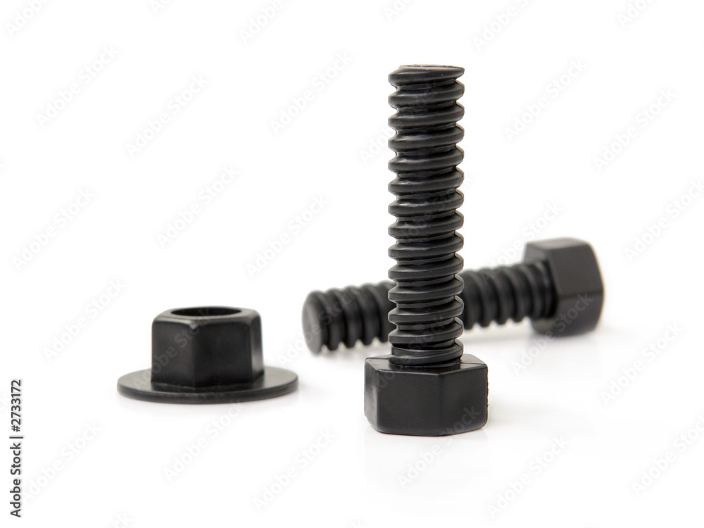 black bolts and nut black bolts and nut
