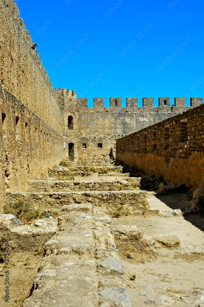 Fototapeta premium crete frangokastelo castle