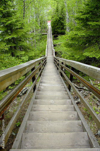 huge stairway