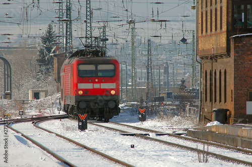 train entering dresden station