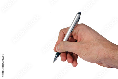 writing hand