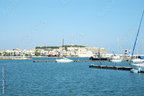 view on old port rethymnon
